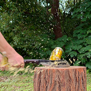 户撒手工锻打户外丛林生存清障刀加长柄双手劈砍帕兰柴刀斩切树枝