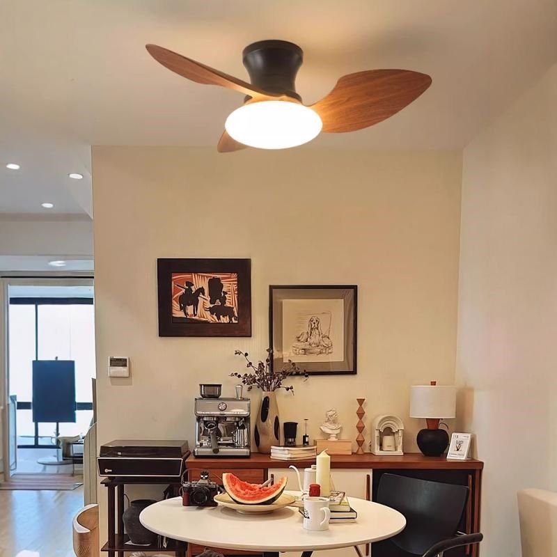 变频全光谱护眼智能吸顶风扇灯卧室家用吊扇灯复古风书房客餐厅灯