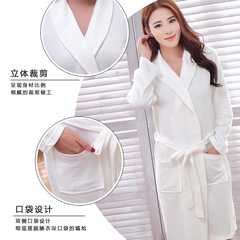 浴袍女长款春秋厚款冬季加绒睡袍男珊瑚绒情侣睡衣家居服纯棉晨袍