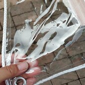 透明塑料布加厚篷布帆布户外专用挡风防水布 雨棚pvc软玻璃防雨布
