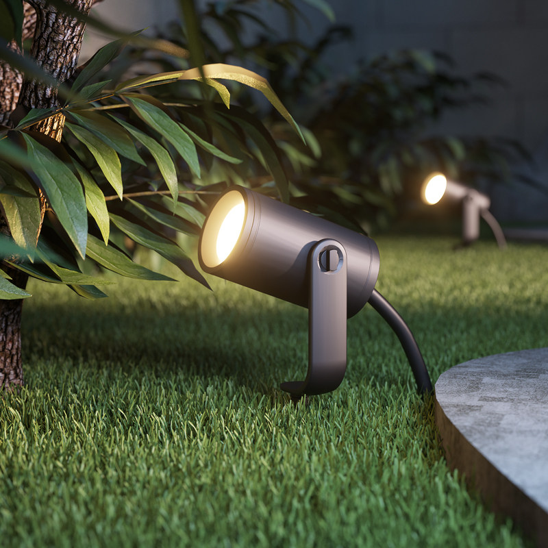 新款防水照树灯景观led射灯户外门头投射灯射树灯庭院地插投光灯