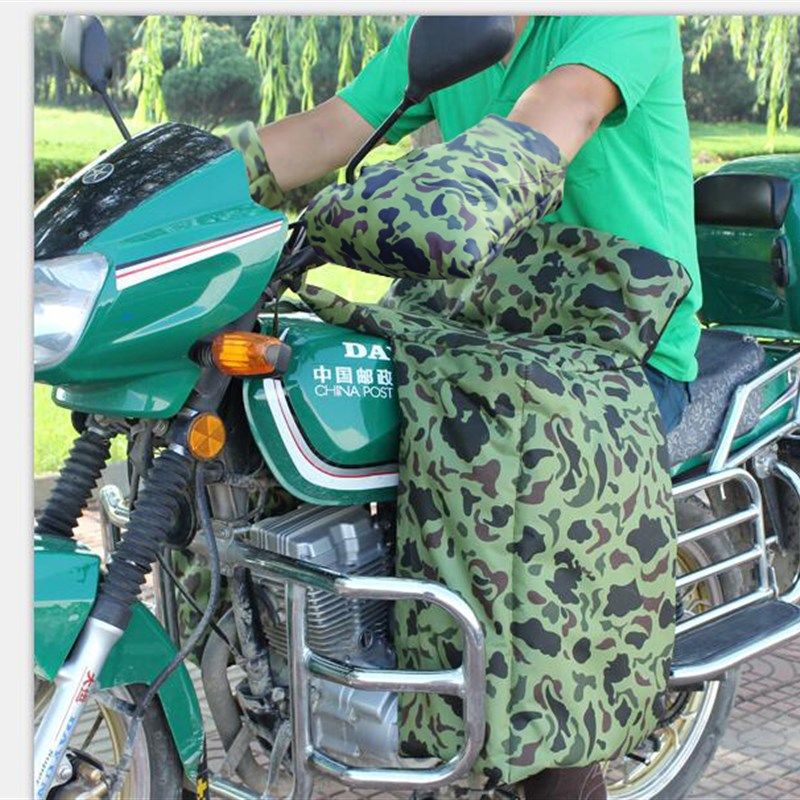 冬季挡风被125跨骑款摩托车男护膝保暖防寒防风护腿加厚大牛津布