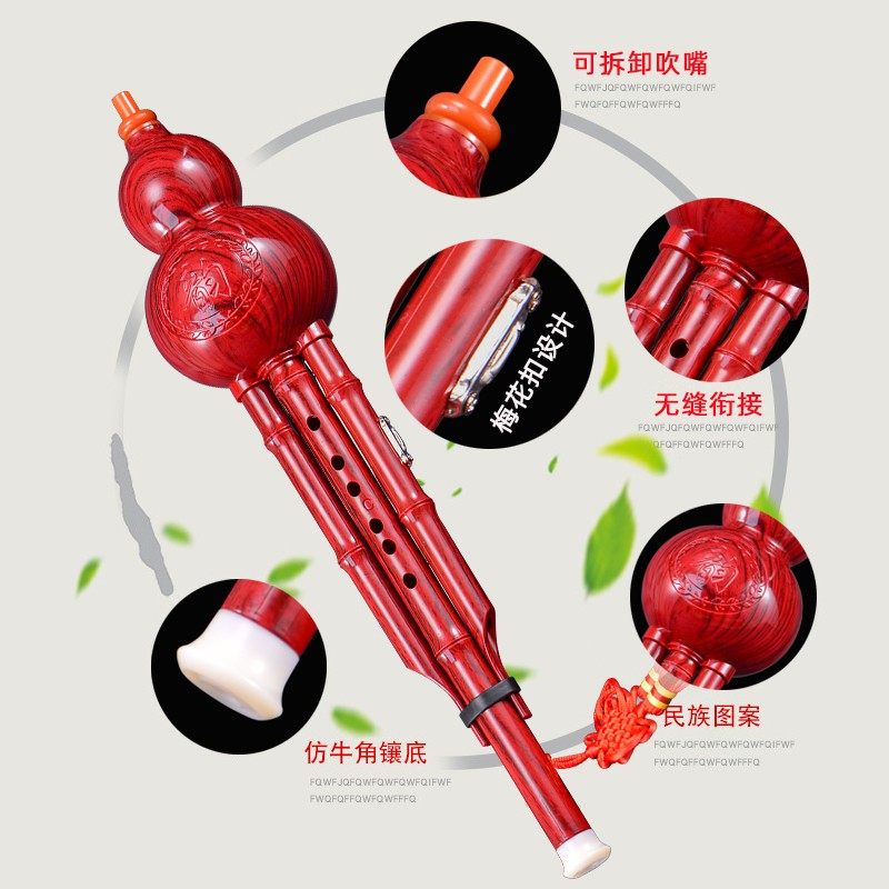 葫芦丝初学者小学生c调成人降B调入门自学专业演奏型云南雅的乐器