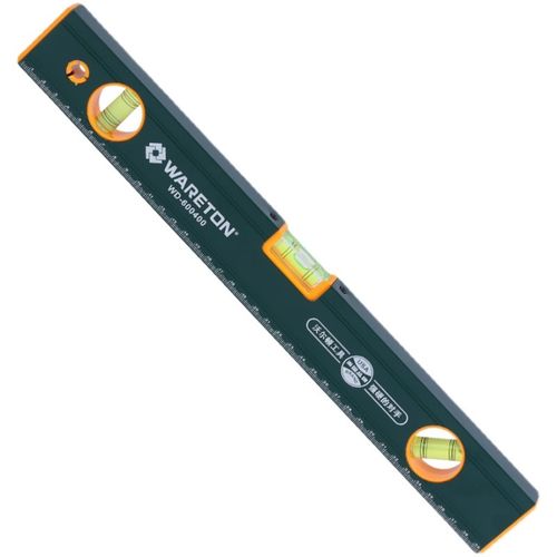 沃尔顿水平尺高精度家用平水尺带磁铝合金靠尺加宽加厚装修多功能