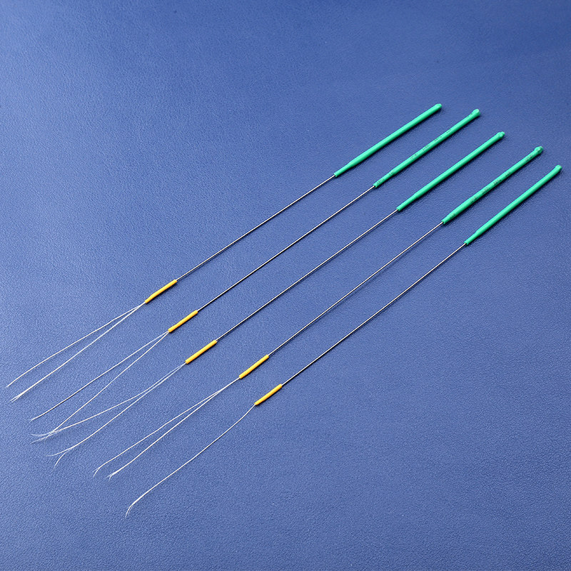 双头银针开叉马尾毛专业采耳工具扬州打耳朵扫尾马尾毛鸡毛鹅毛棒