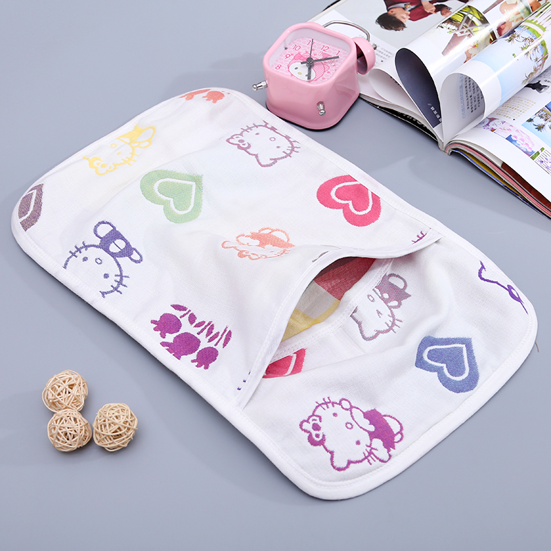 婴儿枕头套装米25x40儿童枕套A类纯棉纱布新生儿套装宝宝枕头荞麦