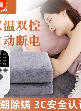 长城双人电热毯2024新款自动断电防水智能调温单人电褥子家用恒温