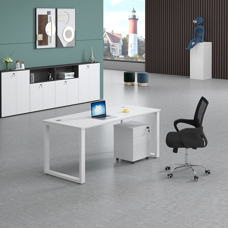 北京职员办公桌椅组合四六人位卡座办公室财务电脑桌员工屏风工位