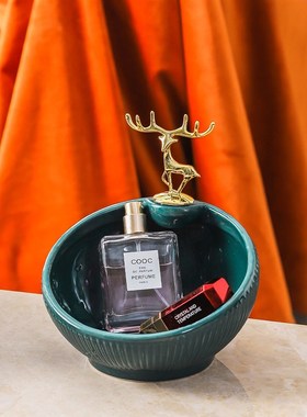 钥匙收纳摆件客厅装饰品钥匙摆放台玄关摆件家居饰品乔迁新居礼品