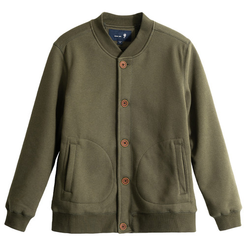 爸爸冬装外套加绒加厚卫衣男中老年宽松保暖秋冬衣服老人爷爷上衣