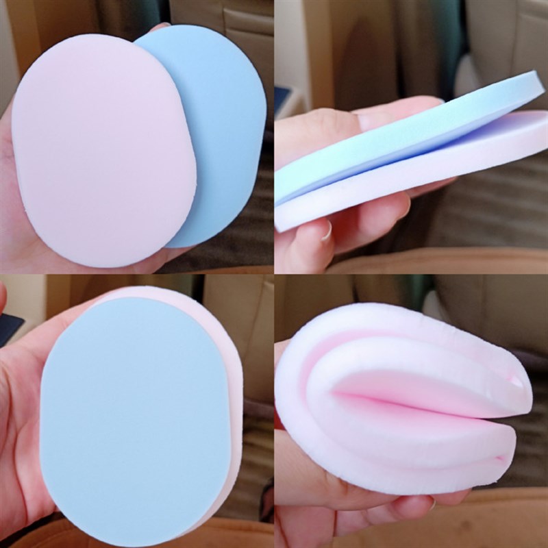 亲水洗脸扑洁面扑珍珠海藻加厚洗脸海绵深层清洁去角质粉扑盒装