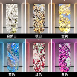 奢石背景墙灯带超薄嵌入式灯条防尘防水声控调光楼梯岩板灯免开槽