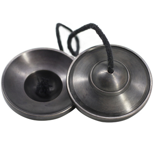 尼泊尔手工丁夏纯铜碰铃打击乐器撞铃冷门民族传统乐器便携式铃钹