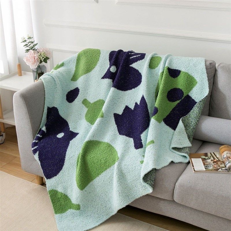 半边绒针织沙发盖毯办公室午休毯北欧风小清新四季毯空调毯,生活电器,水暖毯/水循环加热毯,淘宝优惠券,粉丝福利购,淘宝优惠卷