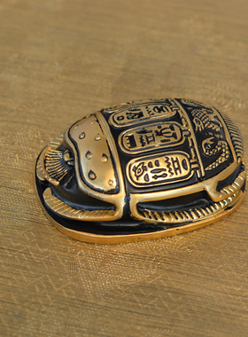 古埃及护身符圣甲虫摆件费昂斯尼罗河旅游纪念品家居装饰品