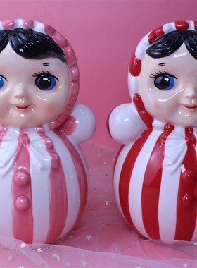 玩具家具大号摆设儿童80年代小孩塑料玩具怀旧娃娃老式不倒翁