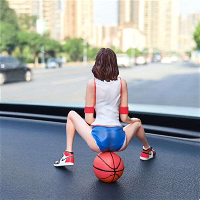 创意汽车摆件灌篮高手赤木晴子手办车内装饰品桌面公仔电脑机箱女