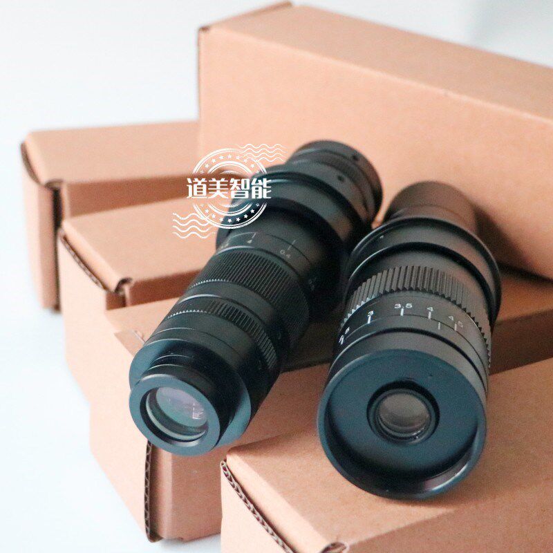 0745单筒变倍镜子0.5X视频数码工业电子显微放大安装镜筒100X镜头