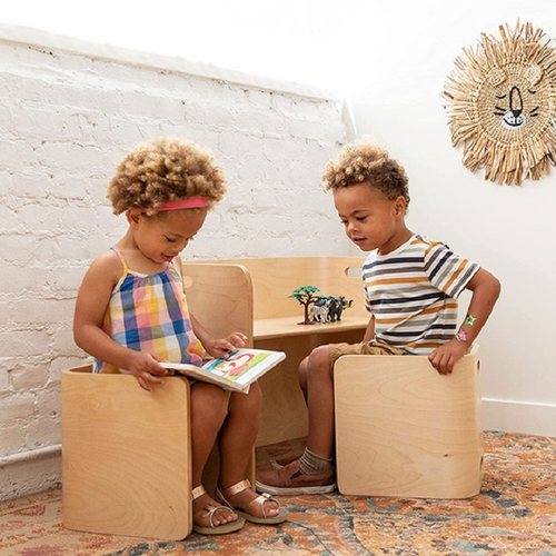 儿童桌椅套装多功能实木小孩早教学习写字吃饭玩耍桌幼儿宝宝书桌