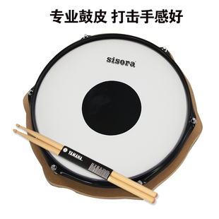 哑鼓套装 练鼓垫练习垫 12寸架子鼓哑鼓垫初学入门亚鼓垫节拍器套装