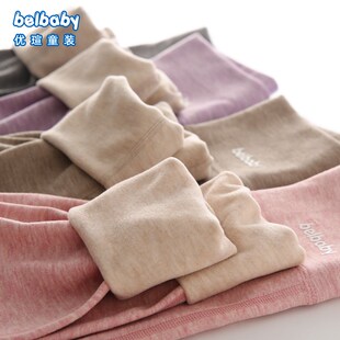 秋冬款儿童高腰秋裤儿童男童保暖裤女童内穿德绒中大童童装裤子