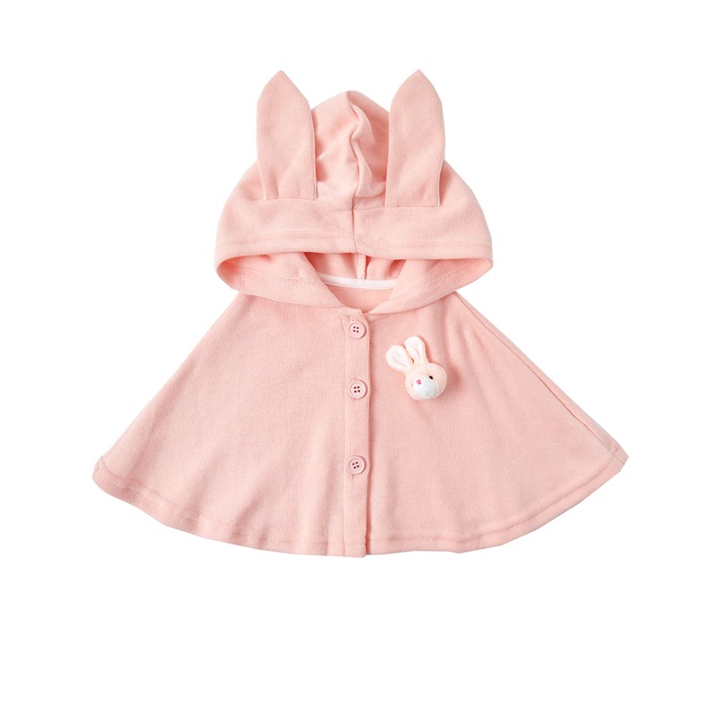 婴儿秋装斗篷男女宝宝外出连帽披风春秋可爱超萌洋气卡通防风披肩