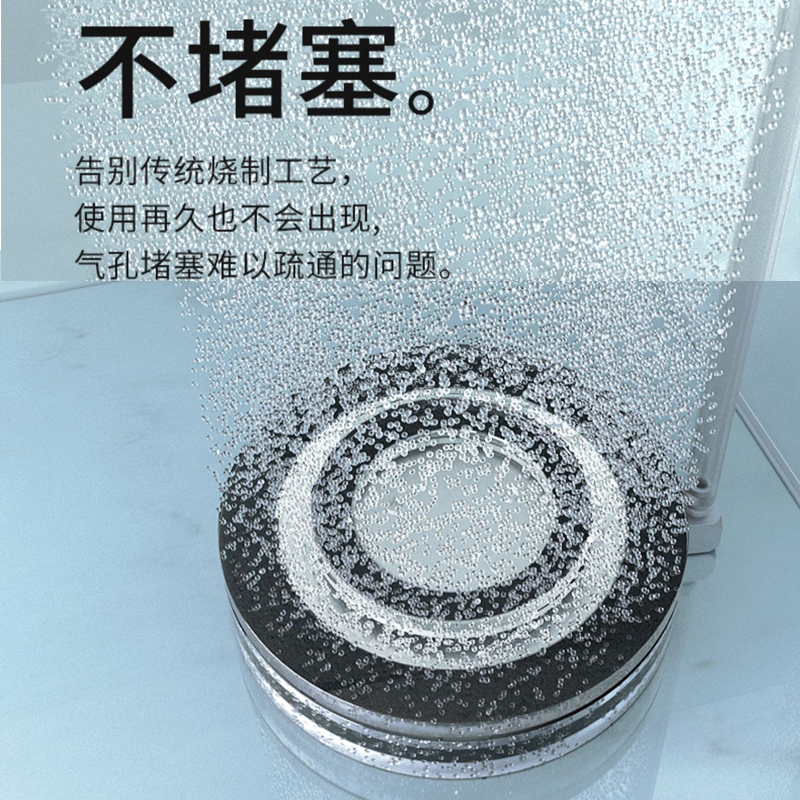 百因美气势气泡石气鱼缸气盘石静音空气氧气盘细化器沙盘爆氧增氧