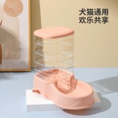 猫咪饮水机宠物狗狗自动喂食喂水器流动水不插电防打翻大容量猫碗