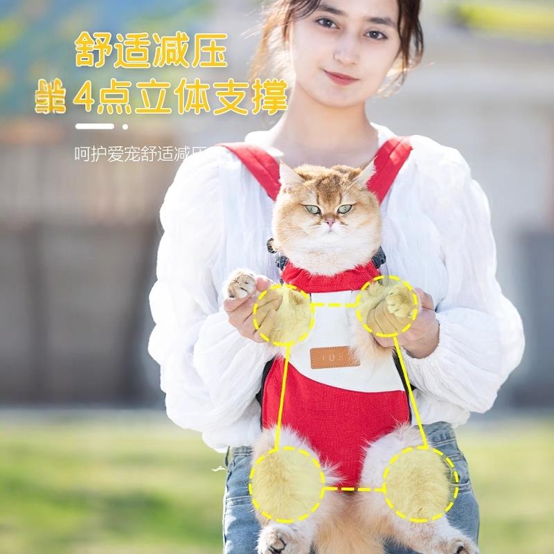 狗狗外出便携宠物胸前狗包猫包双肩背包中小型犬骑行猫咪携带神器