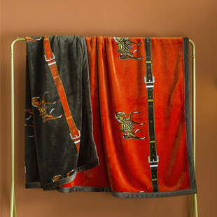 法兰绒毛毯床单加厚双面绒云毯单双人欧式法莱绒珊瑚绒盖毯被子秋