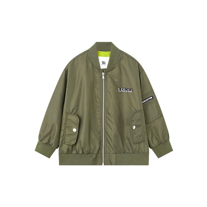 多多家男童外套2024新款儿童飞行员夹克春秋季中大童男孩上衣秋装