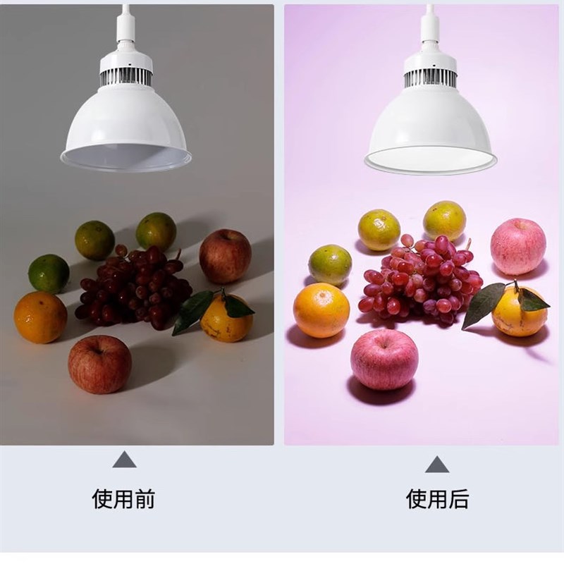 2023新国标led超市生鲜灯鲜肉猪肉白光新规吊灯蔬菜熟食店高显色