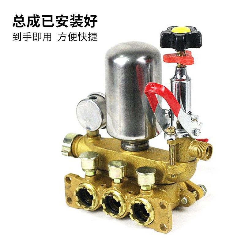 高压三缸柱塞泵打药泵头配件26/60型气室座前部总成缸体进水排水,农机/农具/农膜,打药机/弥雾机,淘宝优惠券,粉丝福利购,淘宝优惠卷