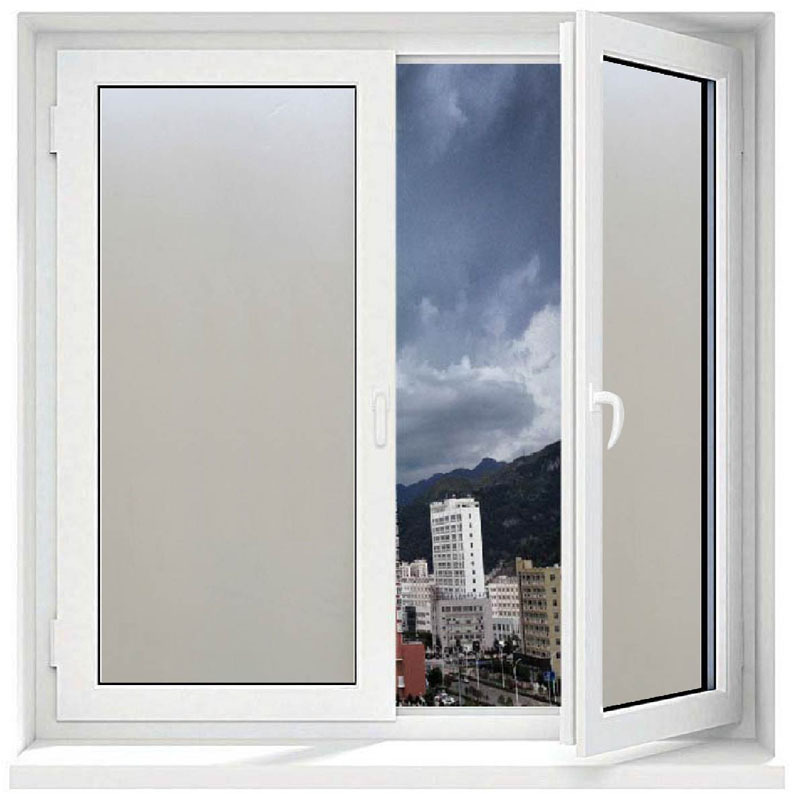 静电免胶玻璃贴膜透光不透明浴室卫生间加厚白窗户办公室磨砂贴纸