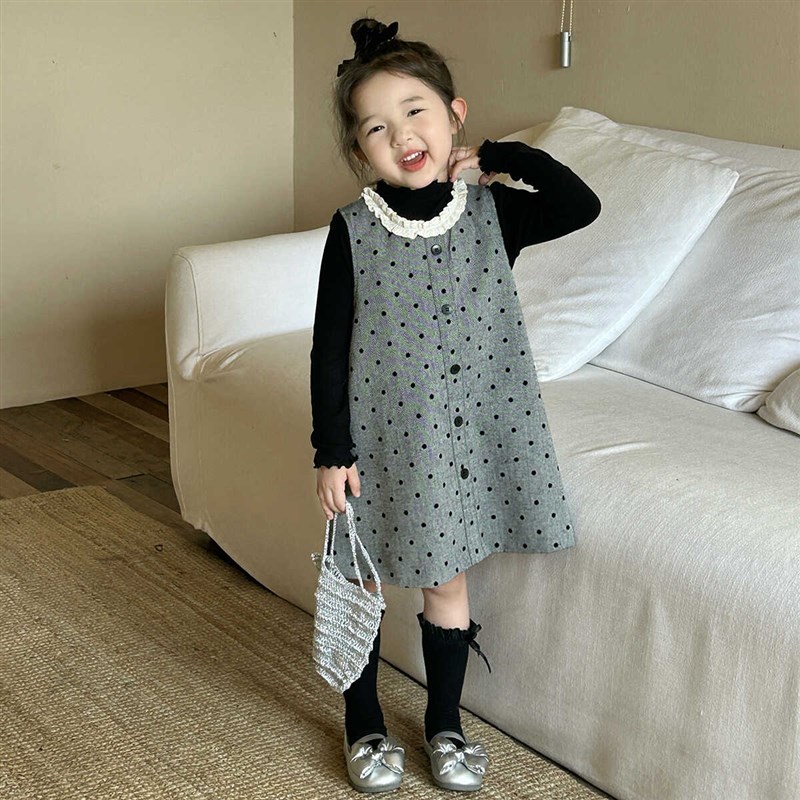 女童春款2026新款儿童装春装公主裙套装宝宝衣服背带裙背心连衣裙图片