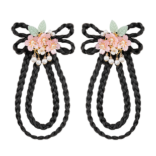 古风汉服假发包儿童发髻头饰古装可爱发型中国风假发一体式发饰