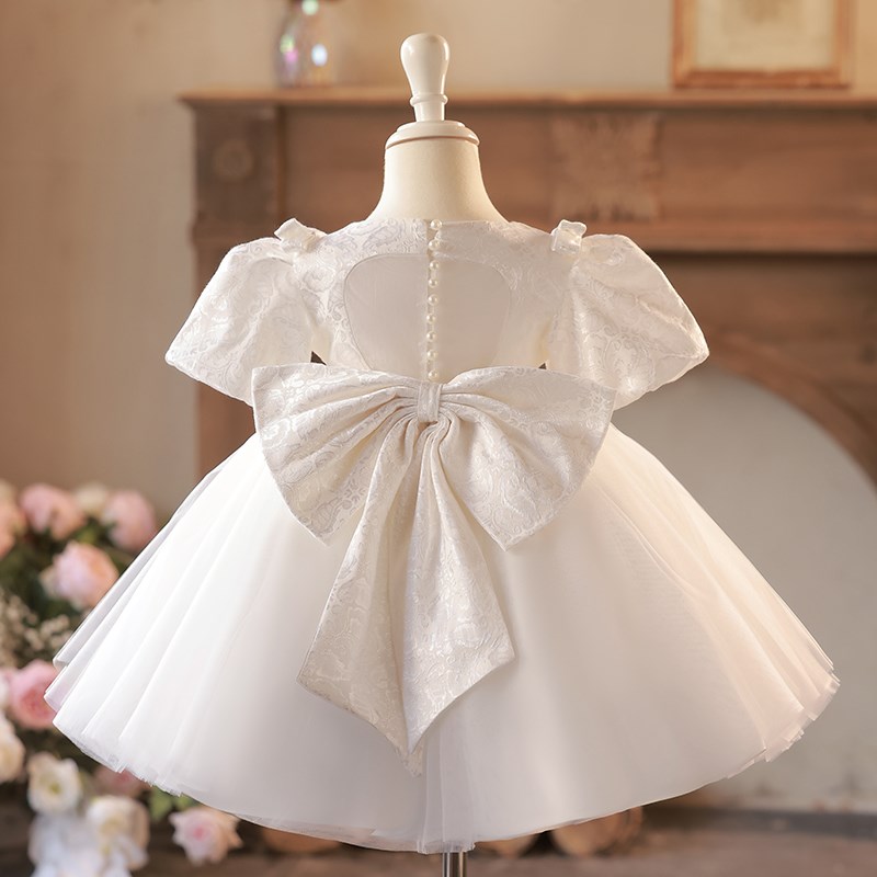 儿童公主裙女童高端礼服生日主持人钢琴演出服花童婚礼小女孩礼服