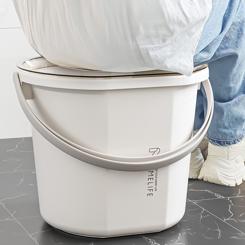 住校生脸盆水桶提桶学生宿舍用家用储水用洗漱衣塑料桶盆三件套装