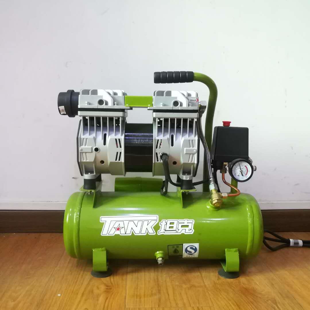 坦克空压机工业级30L小型空气压缩机充气无油静音泵喷漆气泵木工