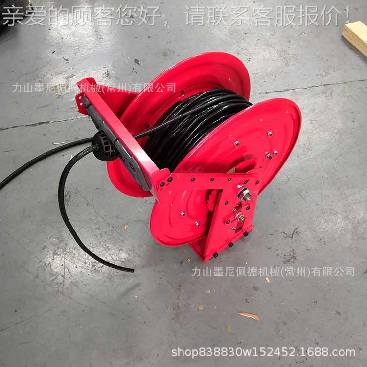 移动伸弹簧电缆卷筒HVZ缩不钢舞台信号光纤防爆电缆盘锈工业级管
