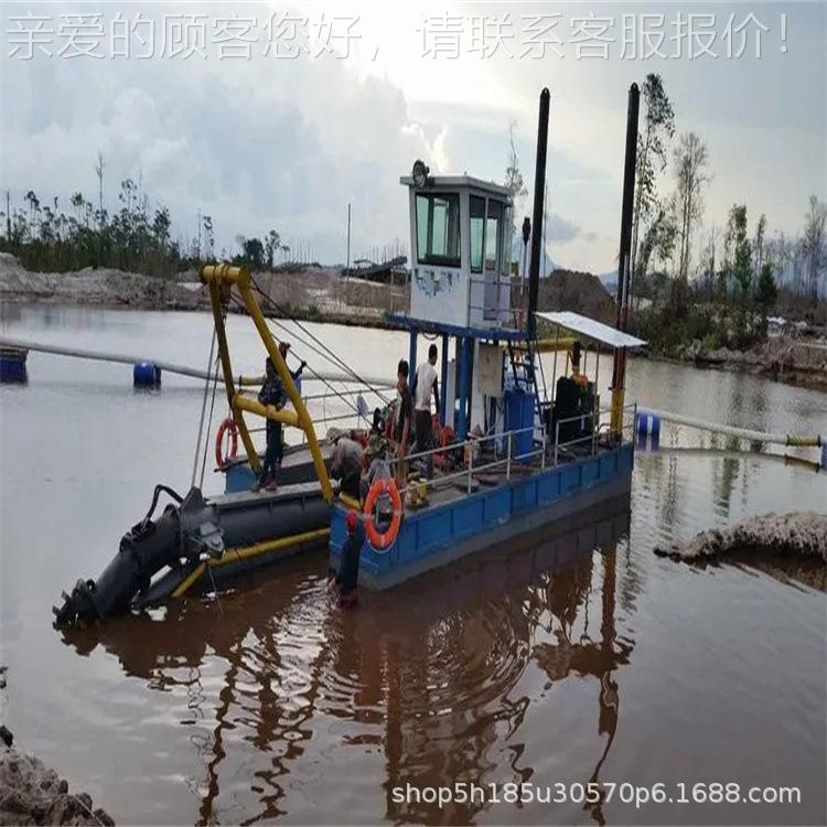 10寸KD-6式河湖泊道绞淤吸挖泥船厂家供应大型挖泥船内河水下清挖