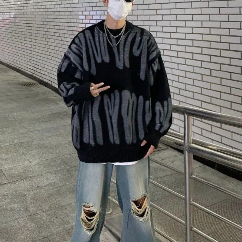 24D3A6秋冬学院新款甜美撞色毛衣外套港风男女学生宽松百搭针织衫,男装,针织衫/毛衣,淘宝优惠券,粉丝福利购,淘宝优惠卷