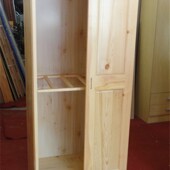 实木衣柜 平开推拉衣柜大衣橱环保结实耐用 松木衣柜两门三门衣柜