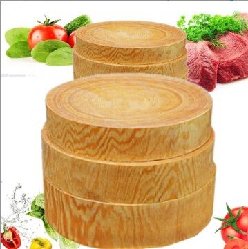 圆形加厚松木菜板实木家用切菜板厨房案板整木砧板加厚商用菜墩子