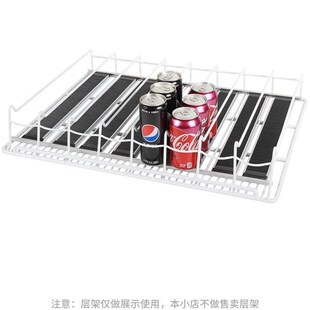 超市便利店冰箱饮料冷藏柜冰柜收纳推进器自重滑轨道助推器轮层架