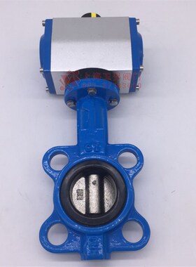 D671X-16 气动对夹蝶阀DN25 32 40 50 65 80 100 125 150 200 250