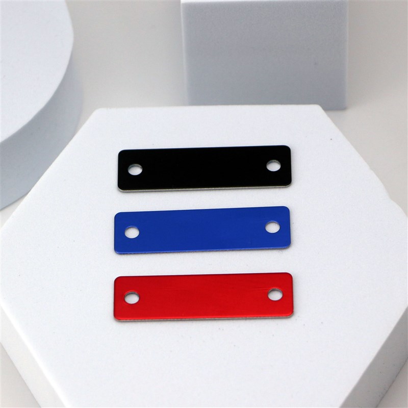 激光空白标牌定制金属氧化铝模具设备铭牌黑色打标铝片配电柜铝牌