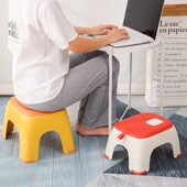 客厅塑料儿童凳子浴室防滑洗澡凳矮凳家用成人换鞋 板凳宝宝小椅子