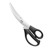 韩式 烤肉专用剪刀304不锈钢家用厨房食物加长剪子商用夹子桶套装