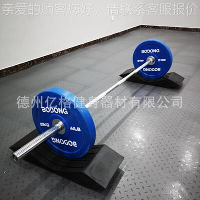 杠铃垫举台震防噪音防护地垫 健身重房减震杠铃88289垫 橡胶减铃
